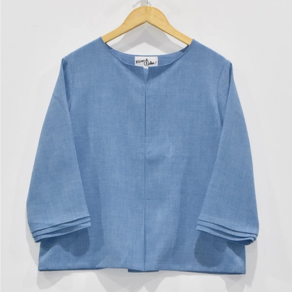 Hino & Malee Tops - Hino‎ & Malee 24" Double Cuff Layered Blouse